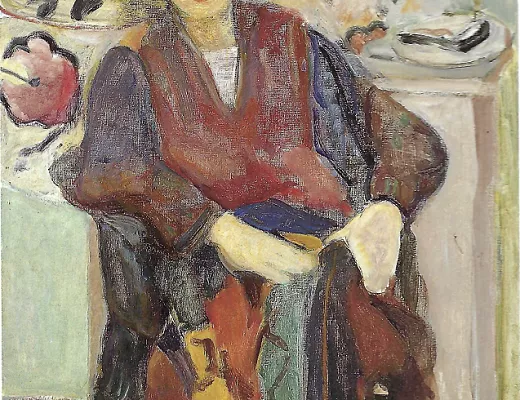 Femme à la robe orientale